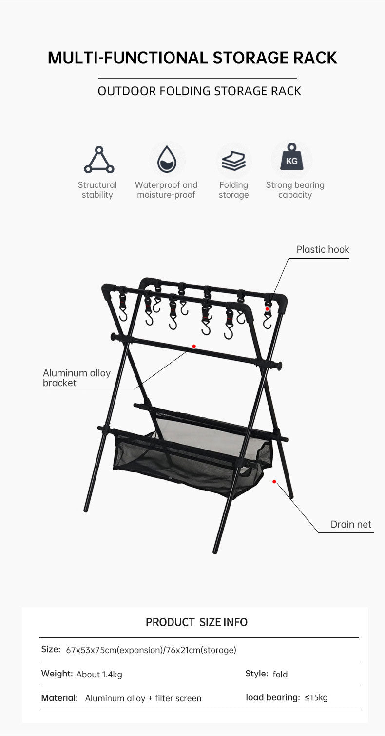 Rack Shelf Folding Drying/Storage