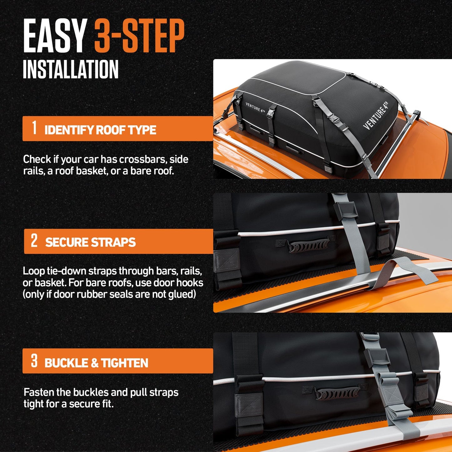 Carrier Cargo Rooftop SBS Zippers w/Flap 21cuft