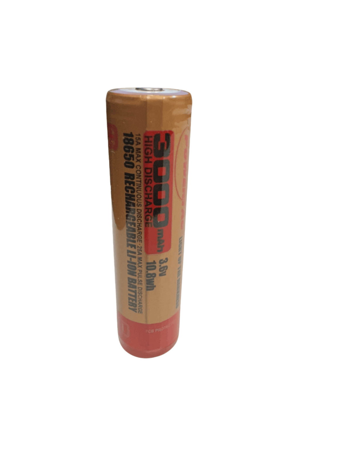 Battery Rechargeable Li-Ion High Capacity 3000mAh 18650