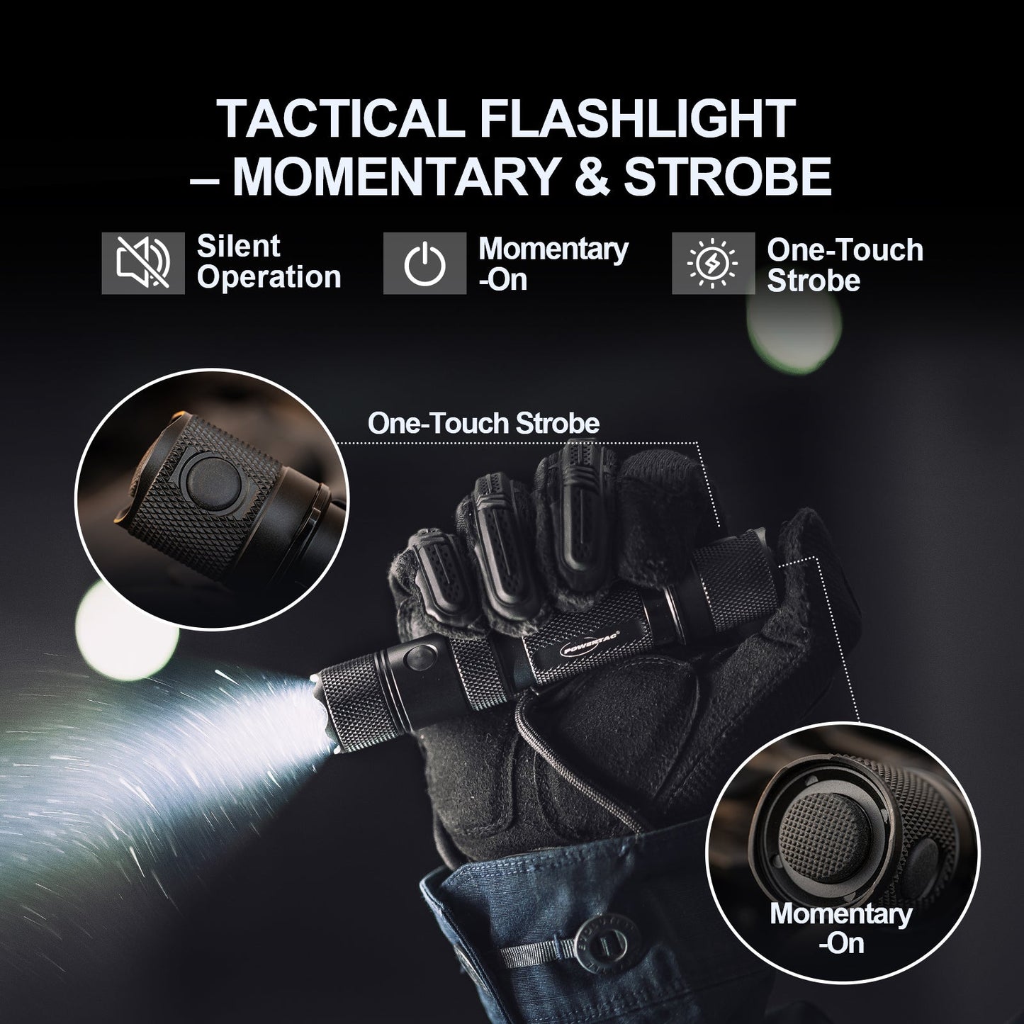 Flashlight EDC Tactical E9R GEN4 2550 Lumen