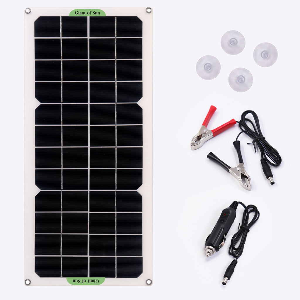 Power Panel Solar Battery Charger Monocrystalline 30W