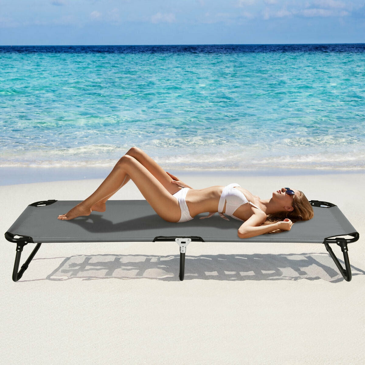 Cot Bed Folding Camping/Hiking GemGear