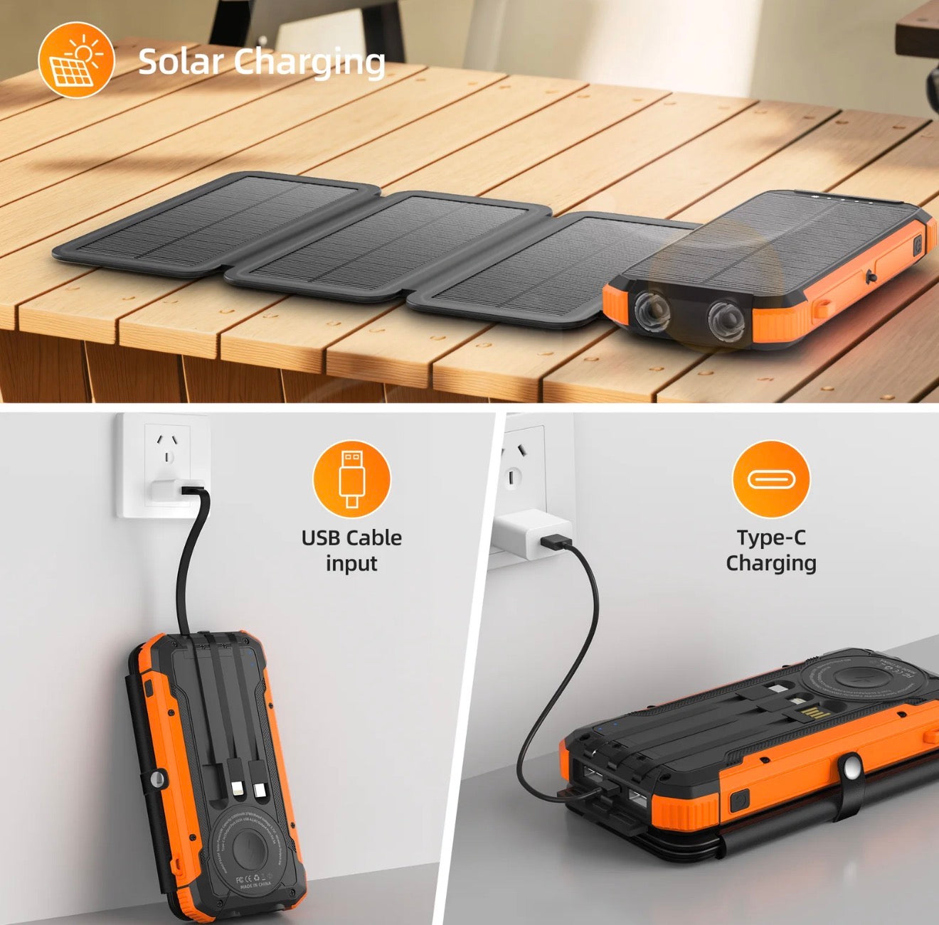 Power Bank SolarMax Foldable 4-Panel