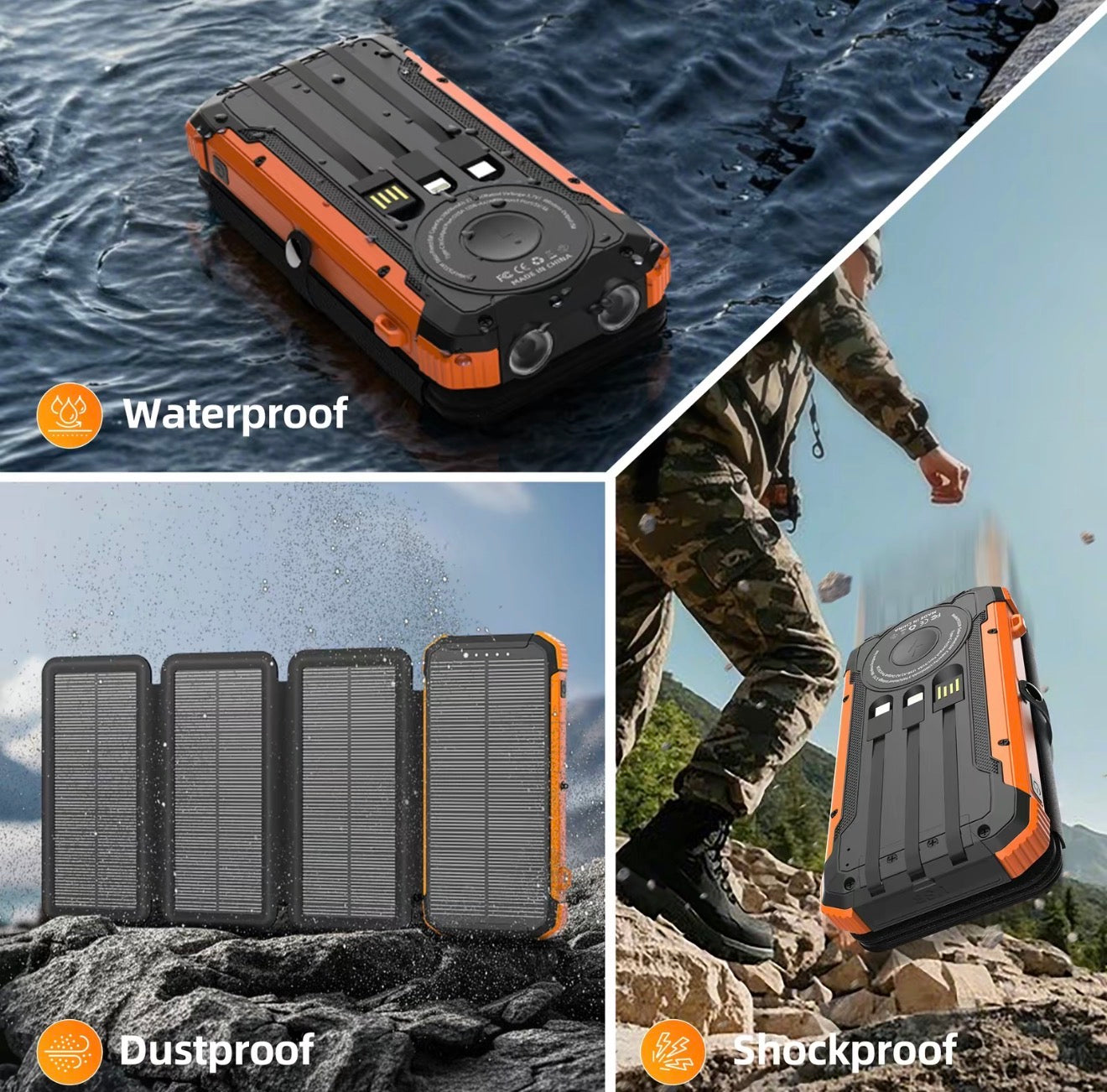 Power Bank SolarMax Foldable 4-Panel
