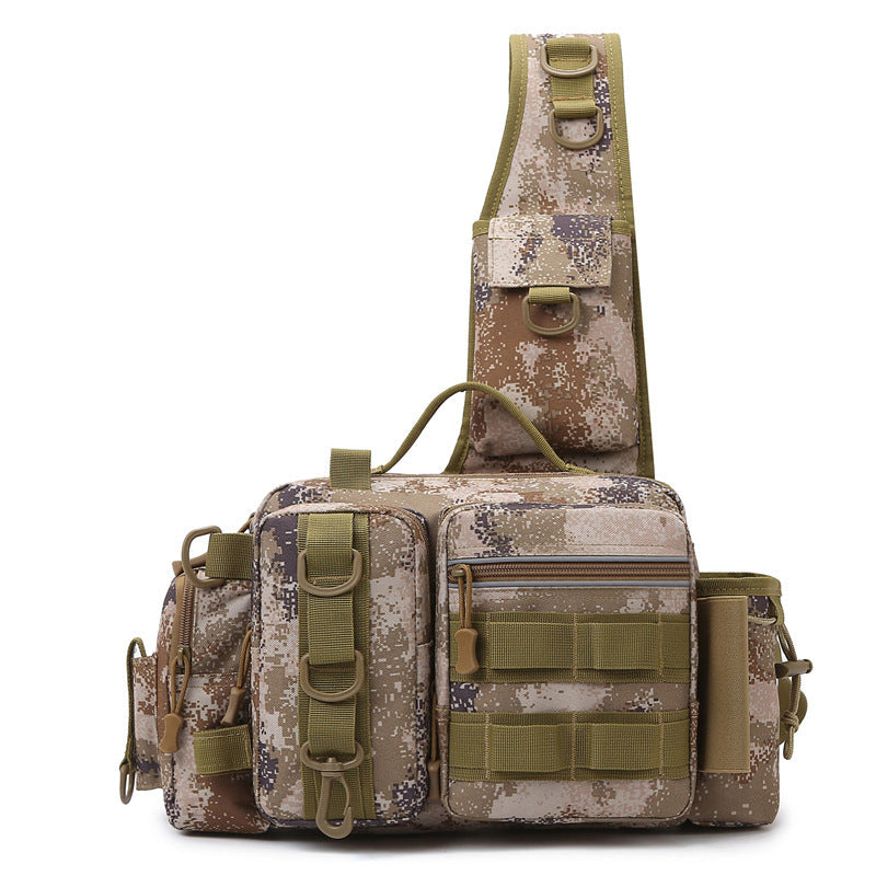 Bag Tackle Fishing w/Bait Box/Stow Bag/Pole Holder