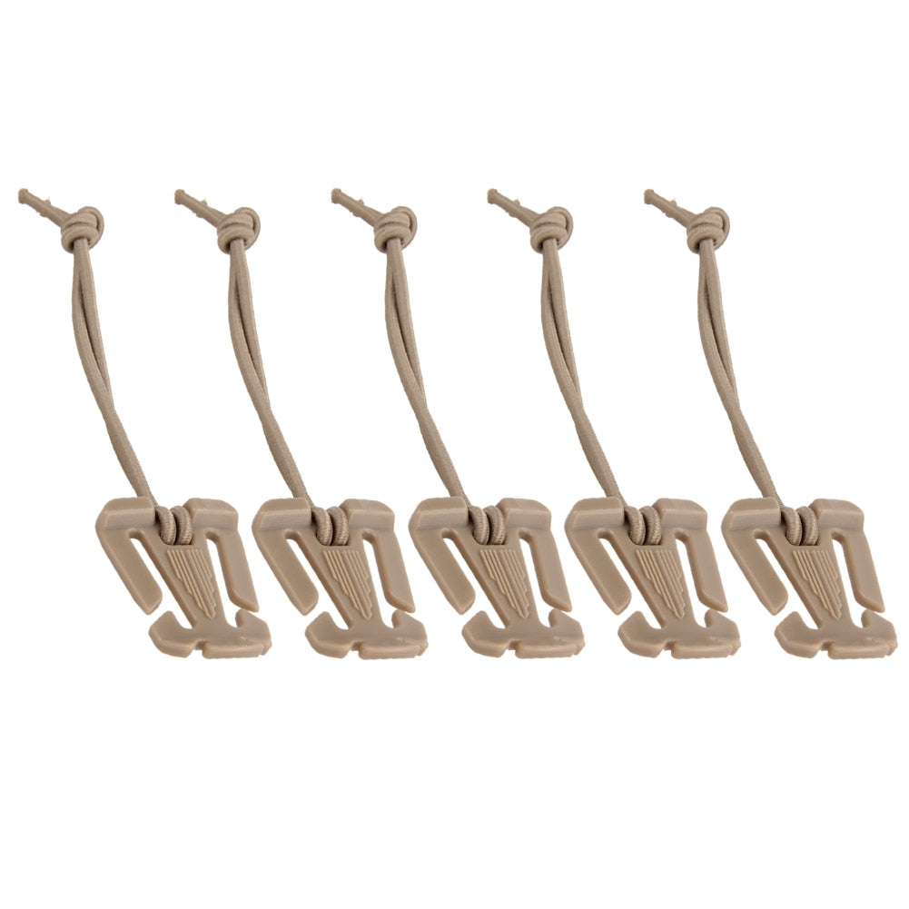 Clips Carabiner Buckle Backpack Molle Nylon 1/2/5Pcs
