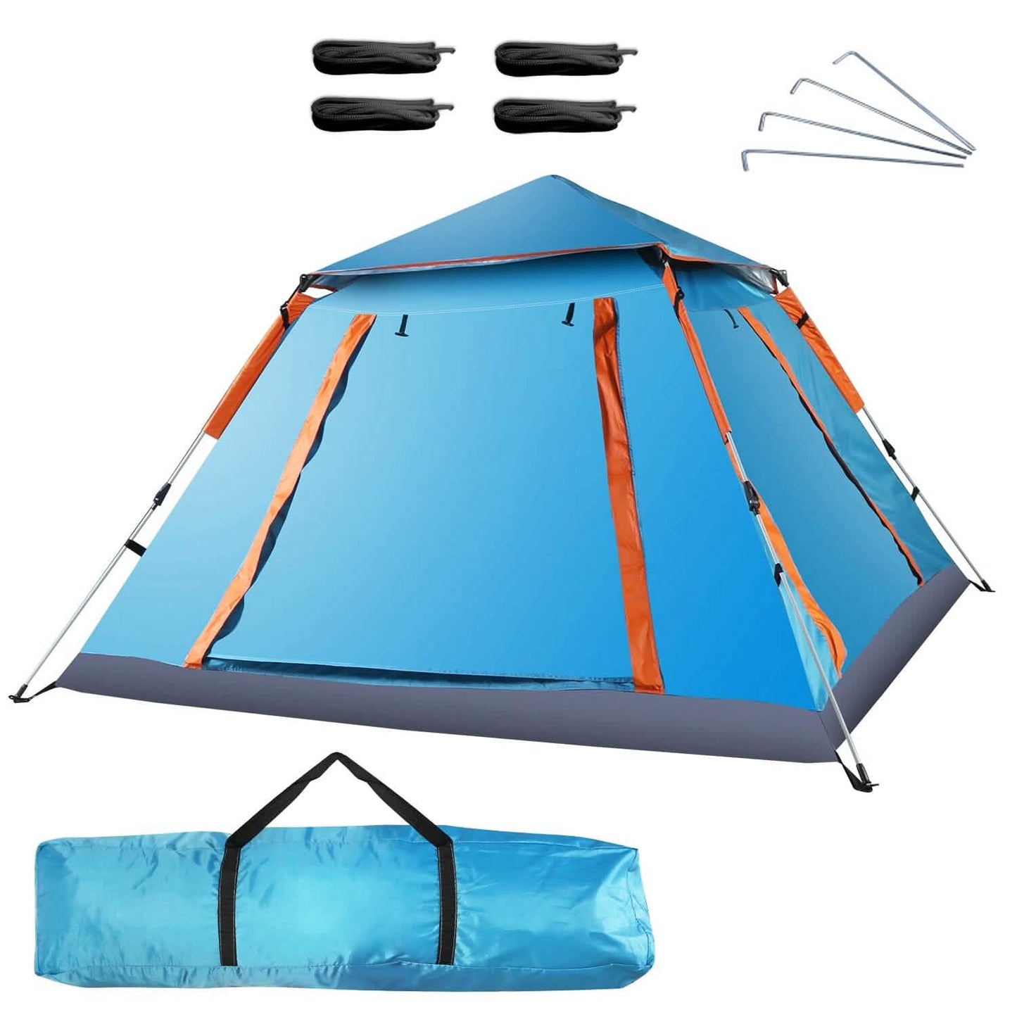 Tent Camping Foldable Waterproof 4-5 PAX