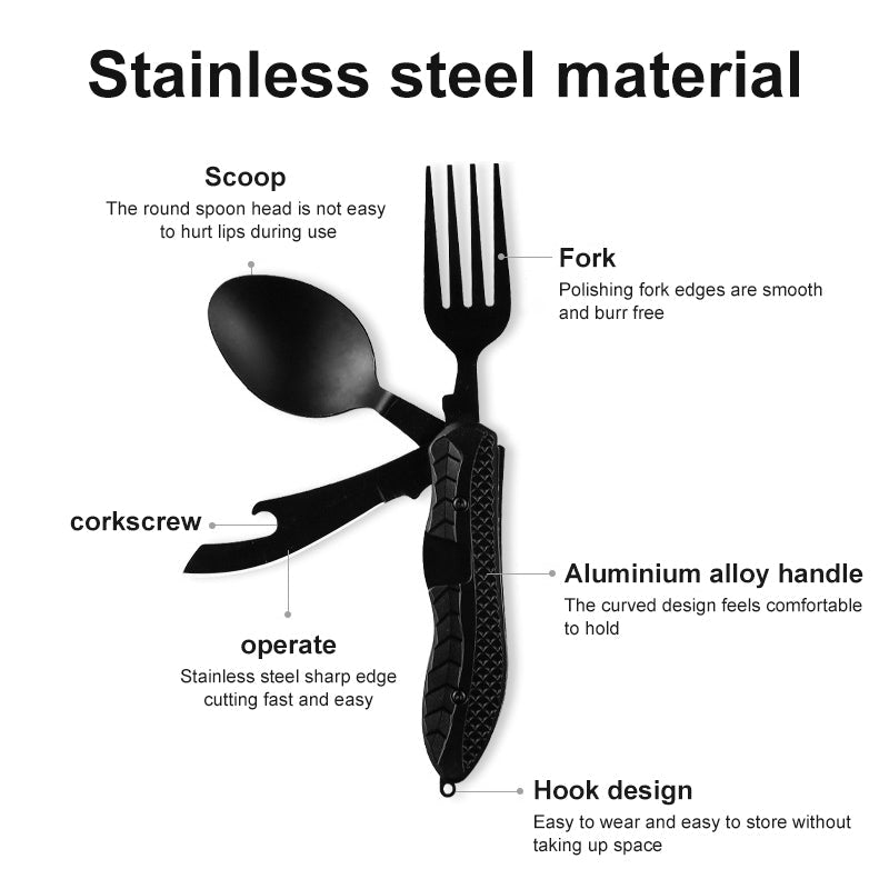 Tableware Camping Stainless Steel Knife/Fork/Spoon