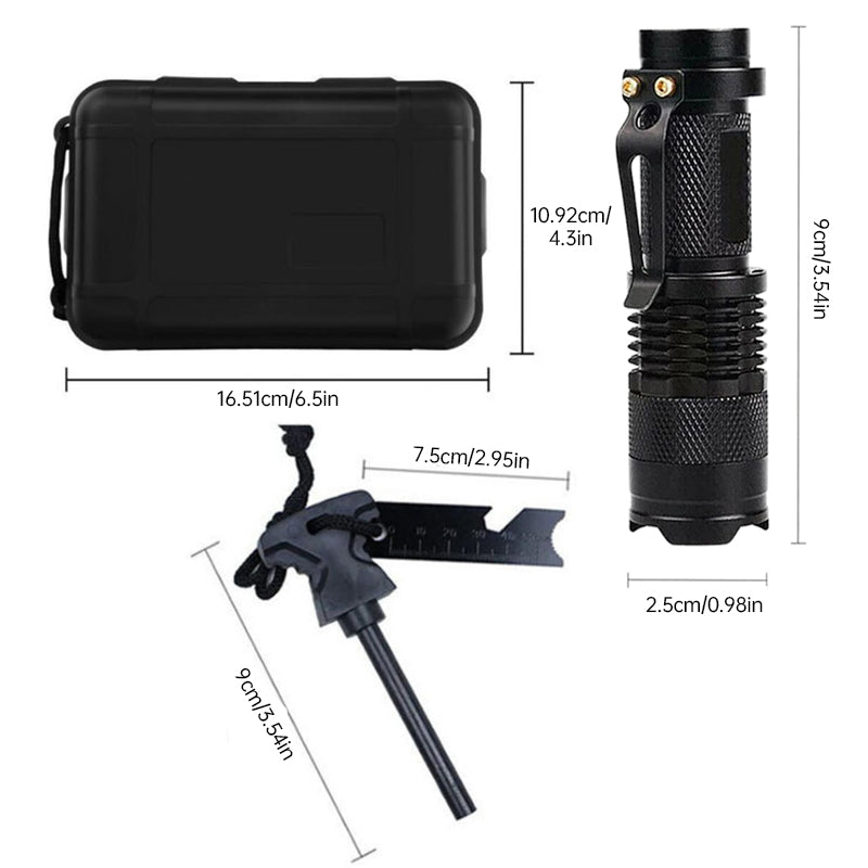 Kit Survival Military-Grade w/Mini Camping Tools