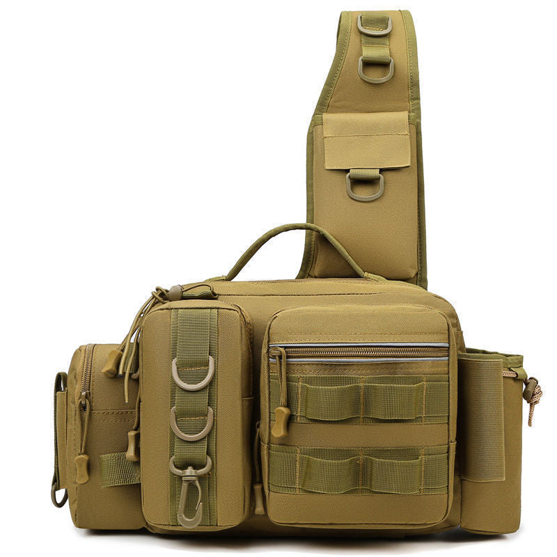 Bag Tackle Fishing w/Bait Box/Stow Bag/Pole Holder