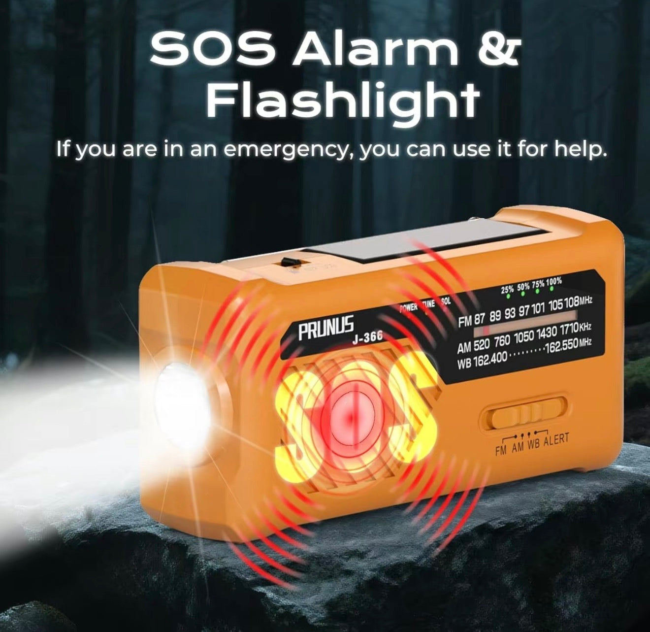 Radio Emergency OutagePro FM/AM/WB/NOAA Alert