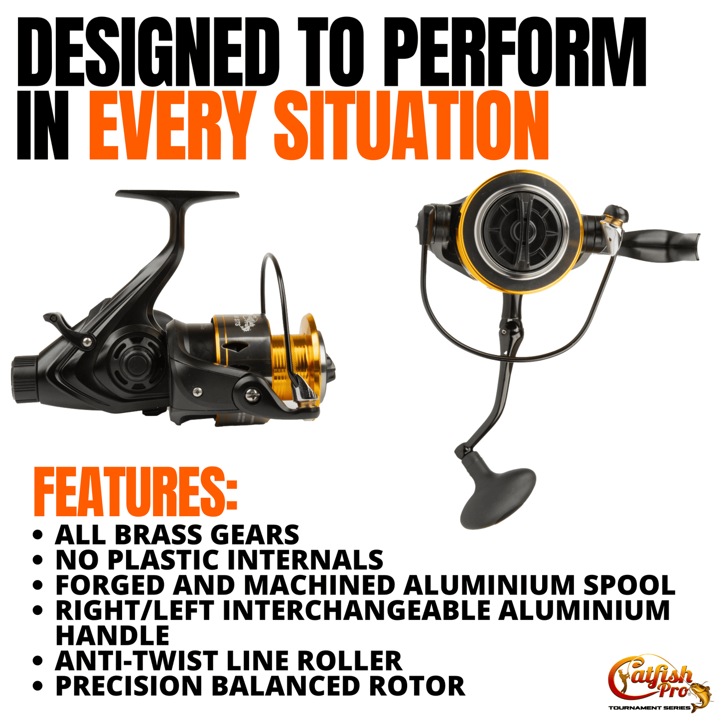 Reel Spinning Front/Rear Drag Ambidextrous 600STS