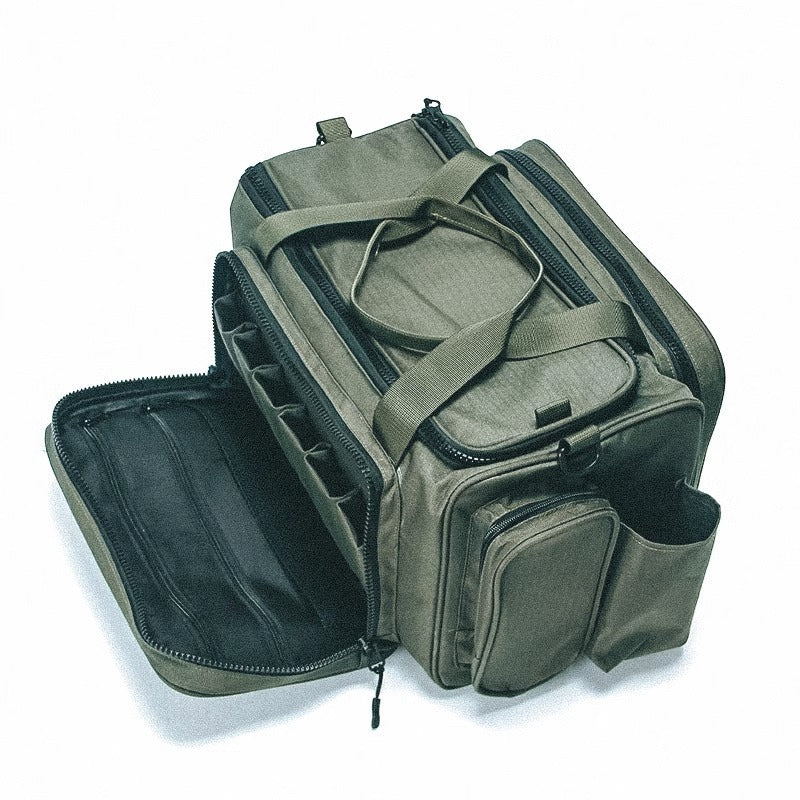 AlphaLife247 Camping Tableware & Sundries Storage Bag, rugged tactical-style organizer for camping and outdoor gear.