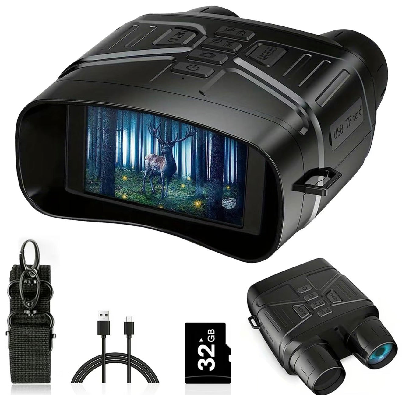 AlphaLife247 Binoculars NightScope 4K VIPDigitalPresence featuring 4K Night Vision and 5X Digital Zoom