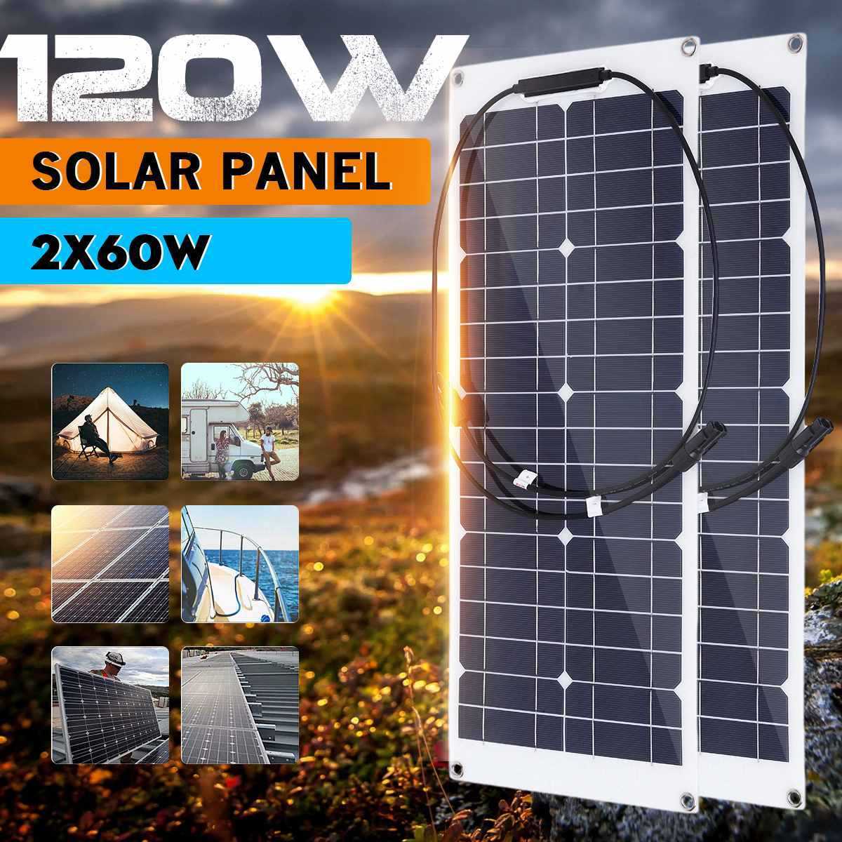 Power Board Solar Cell Monocrystalline 60W 18V