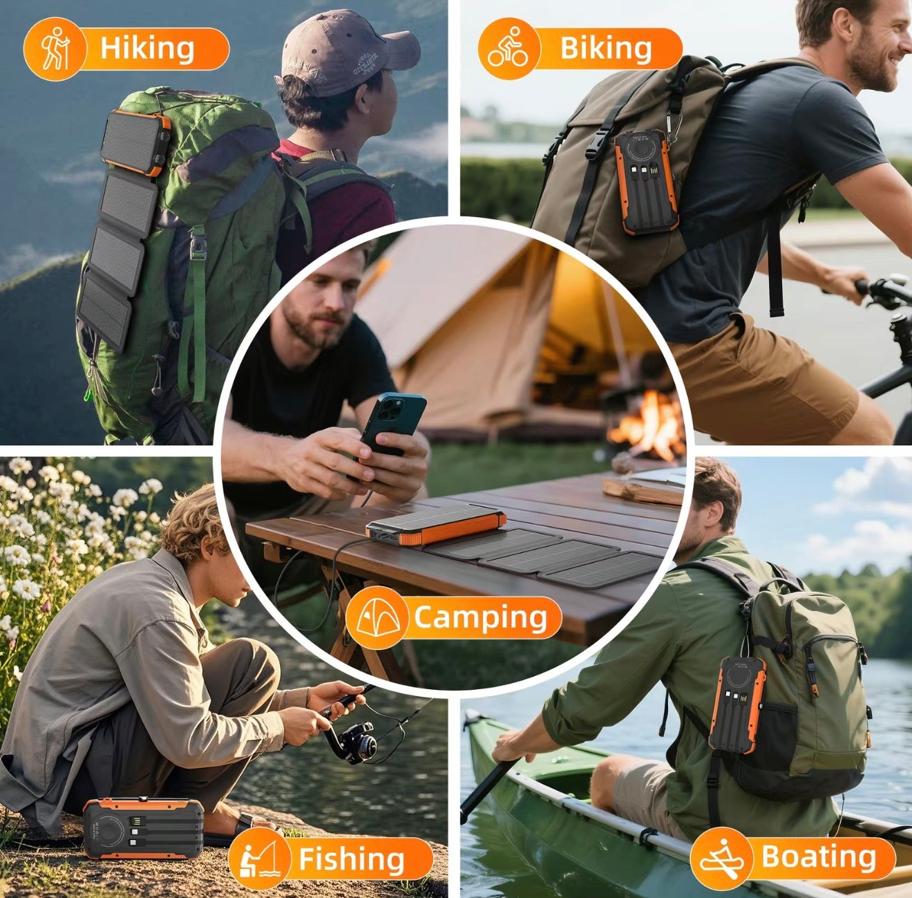 Power Bank SolarMax Foldable 4-Panel