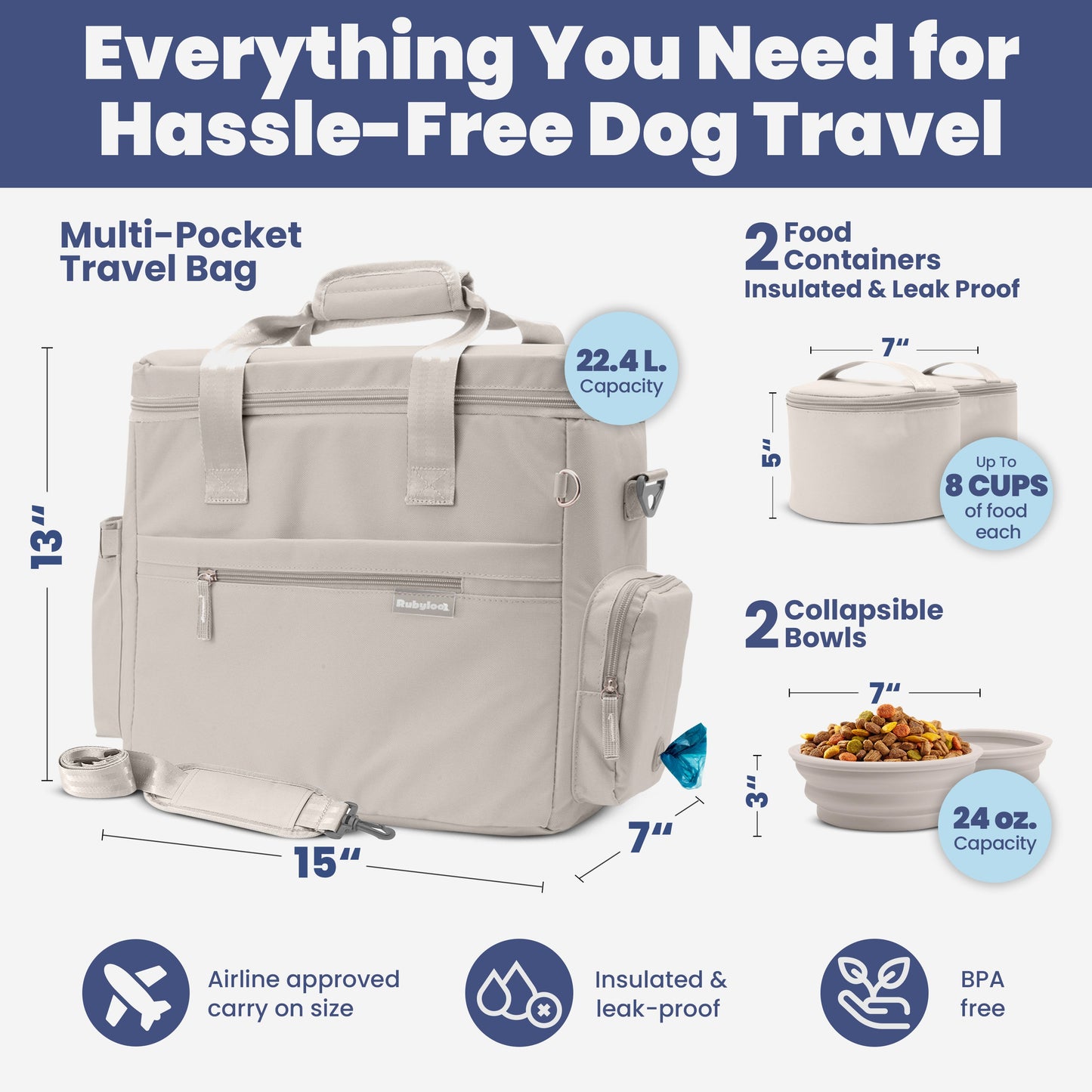 Bag Stowage Pet Supplies & Accessories