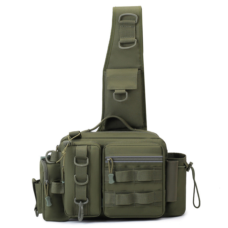 Bag Tackle Fishing w/Bait Box/Stow Bag/Pole Holder
