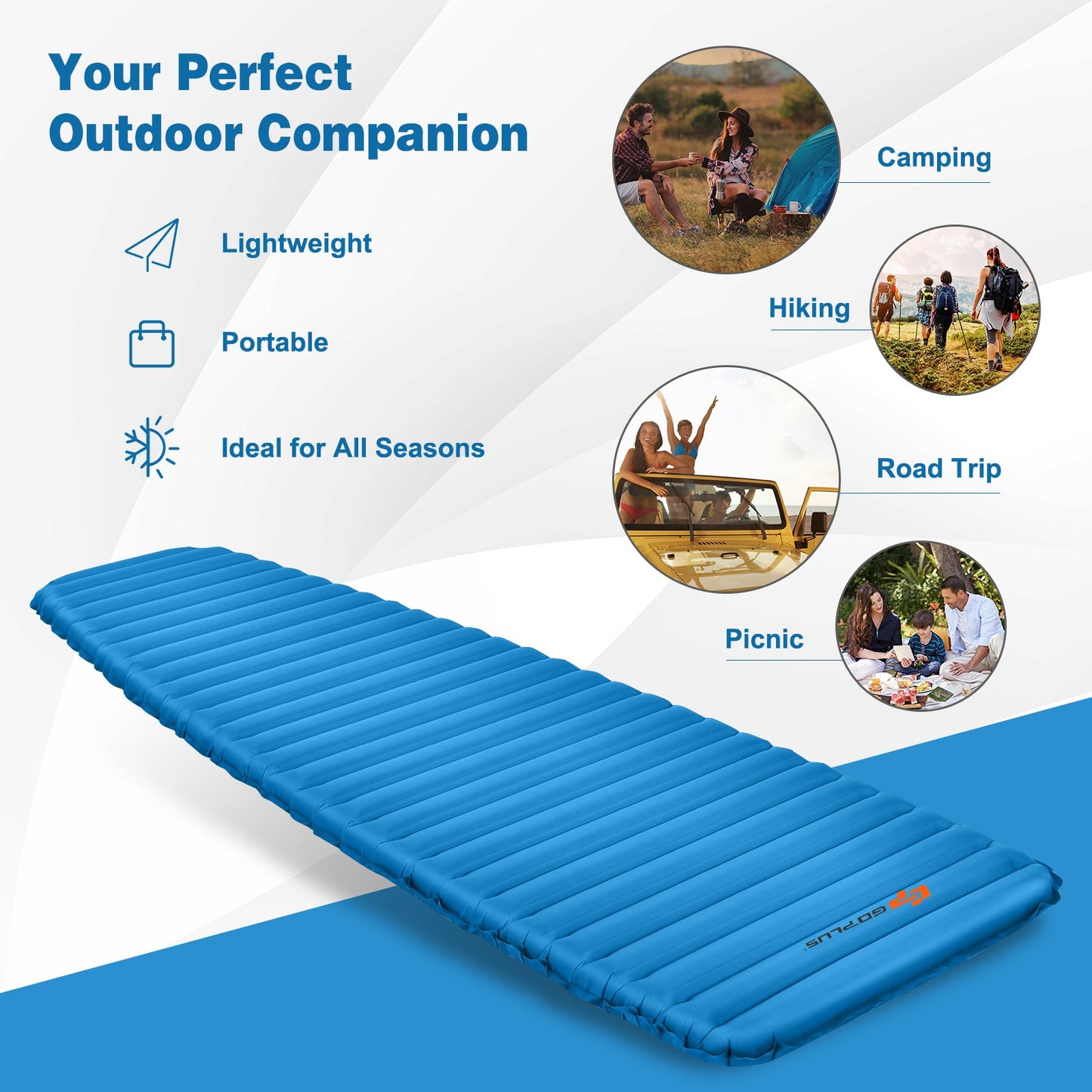 Pad Sleeping Inflatable Waterproof 3"