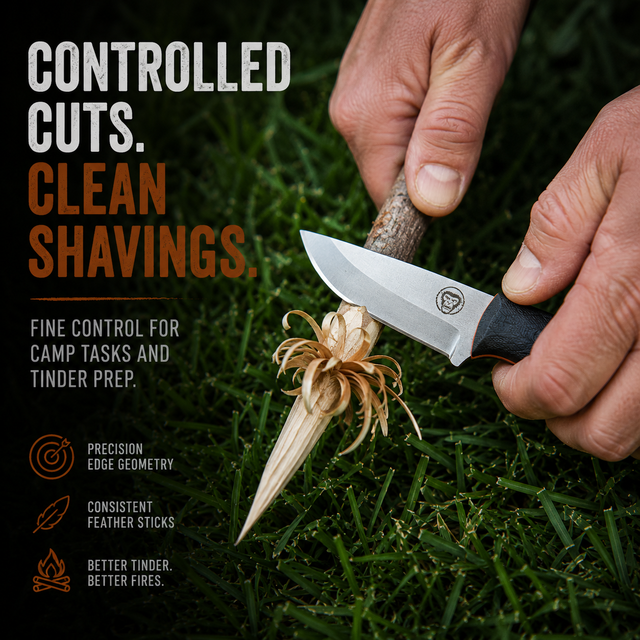 Kit Survival Knife & Fire Starter