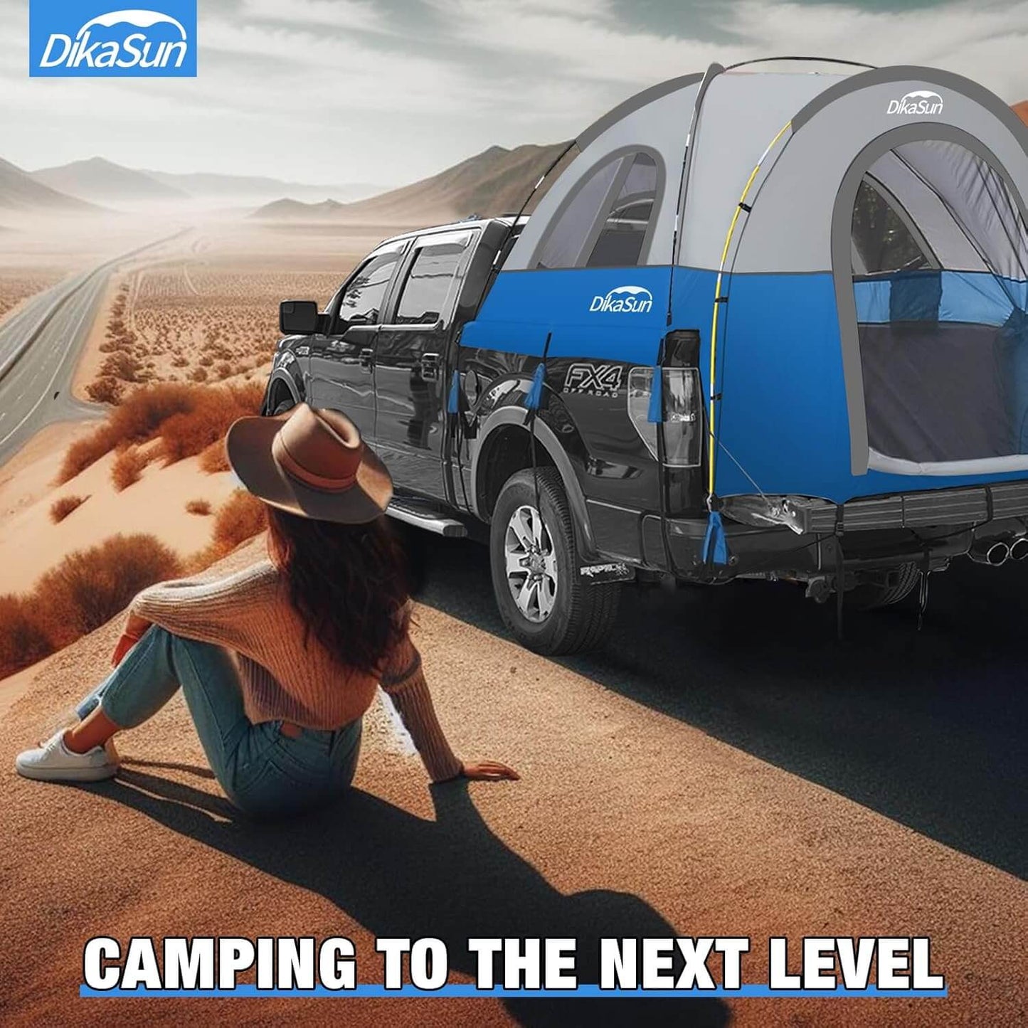 Tent Truck Bed 2-3 Pax 5.5-6.7ft