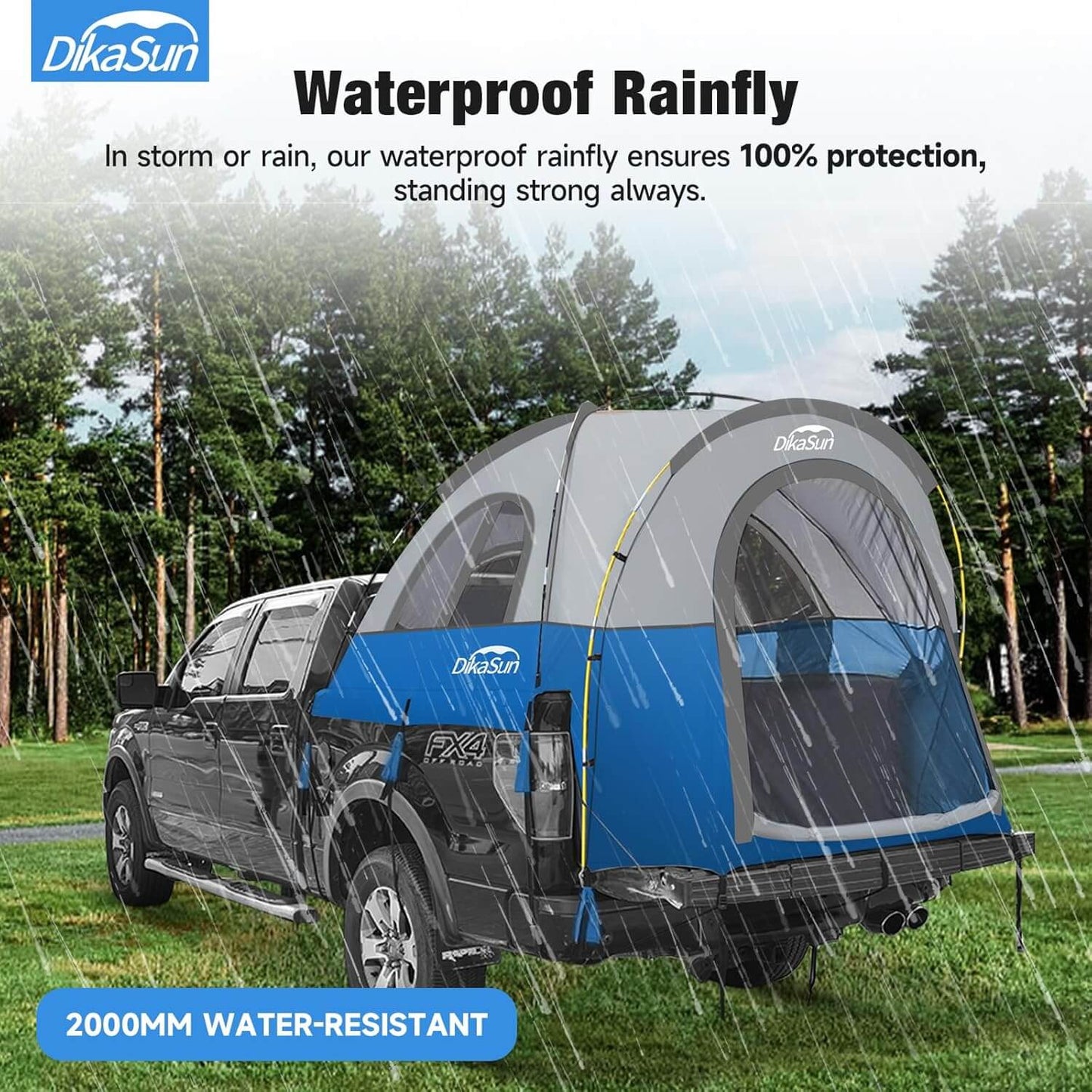 Tent Truck Bed 2-3 Pax 5.5-6.7ft