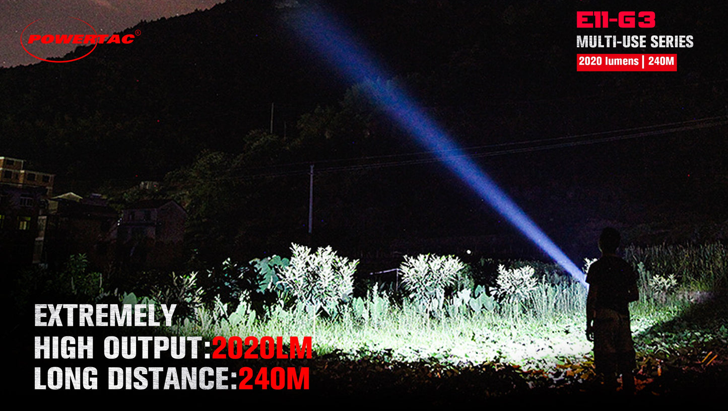 Flashlight EDC Rechargeable E11-Gen3 2020 Lumen