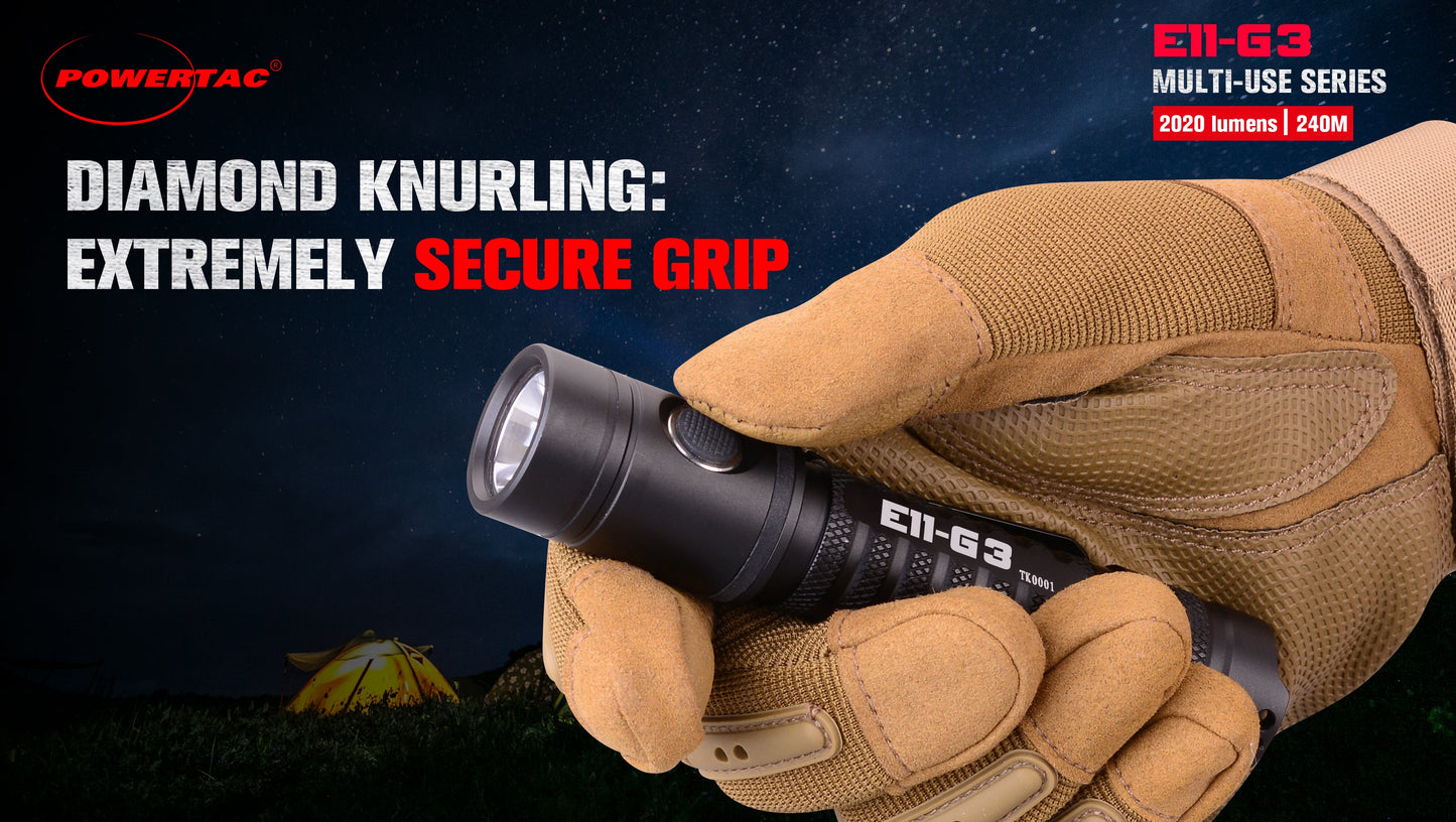 Flashlight EDC Rechargeable E11-Gen3 2020 Lumen