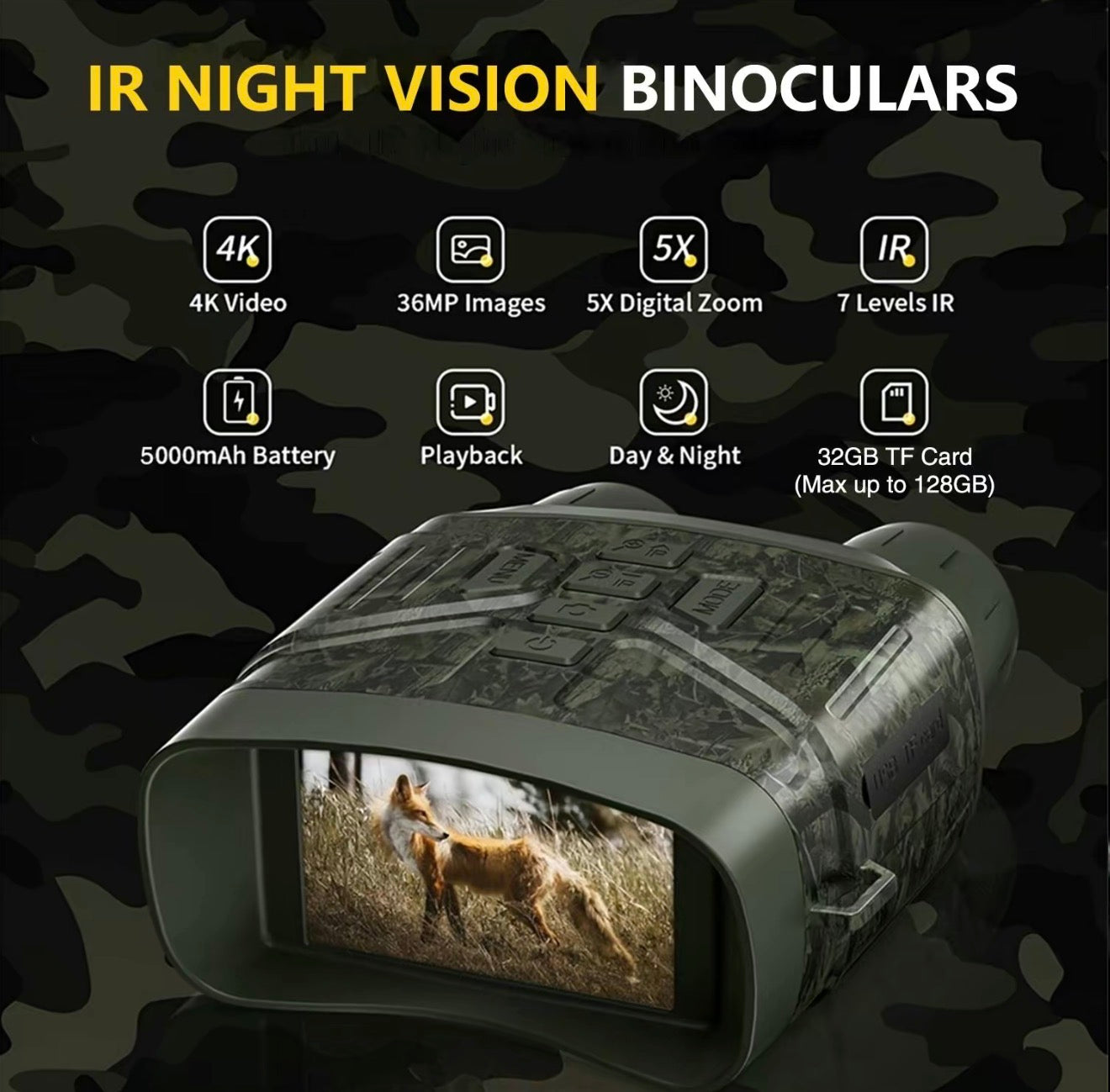 Binoculars NightScope 4K