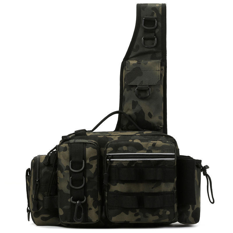 Bag Tackle Fishing w/Bait Box/Stow Bag/Pole Holder