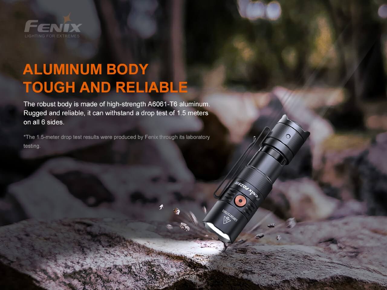Flashlight LED Rechargeable PD25R
