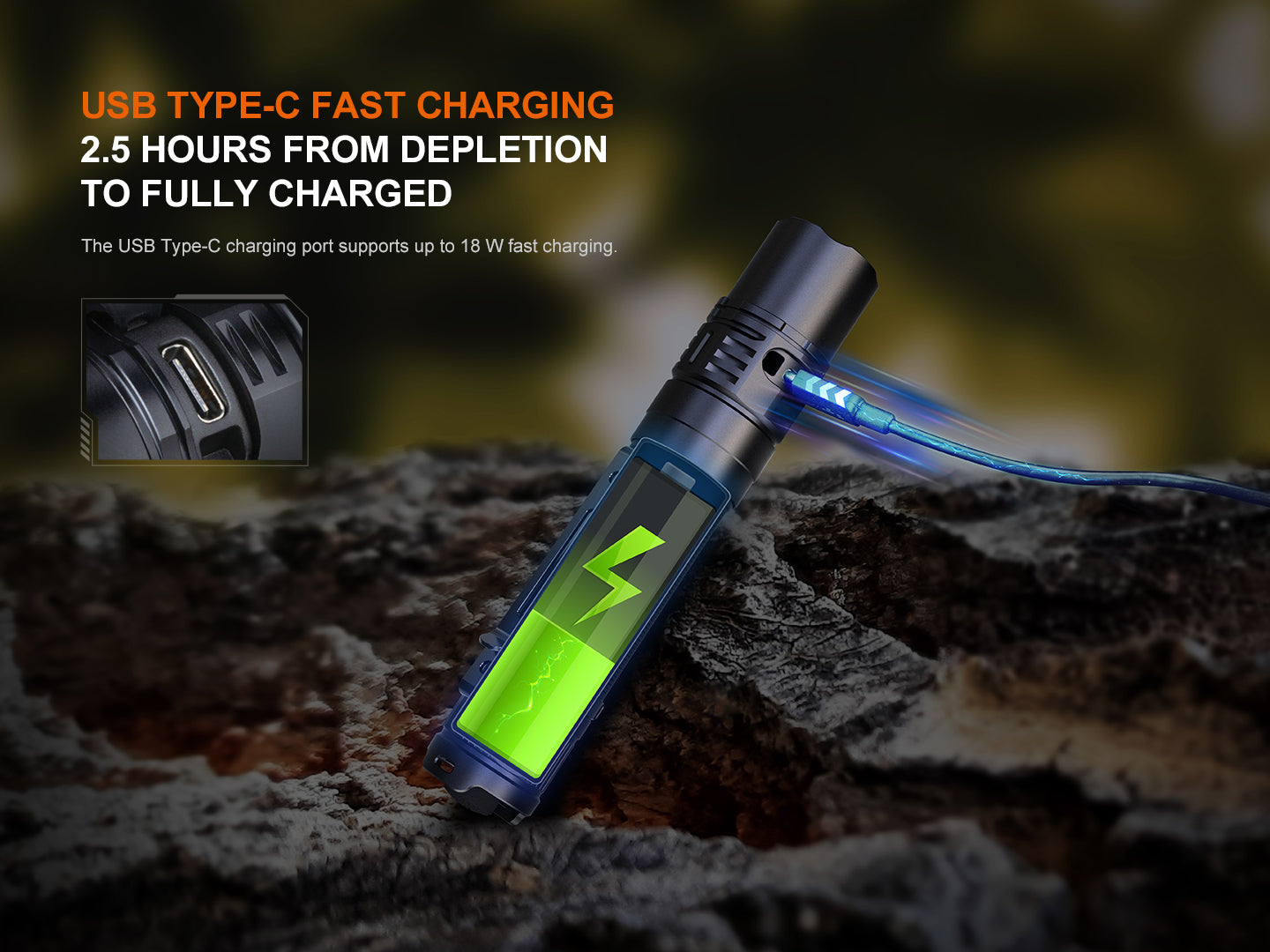 Flashlight Tactical Compact PD36R-V2 1700 Lumen