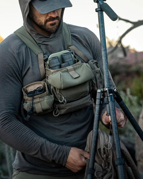 Pack Binocular Harness MOLLE Magnet-Free