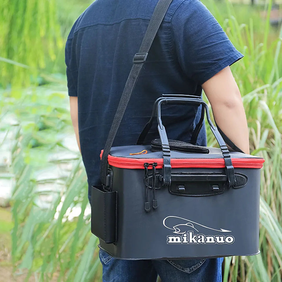 Bag Bait/Fish/Tackle Collapsible w/Pan Basin