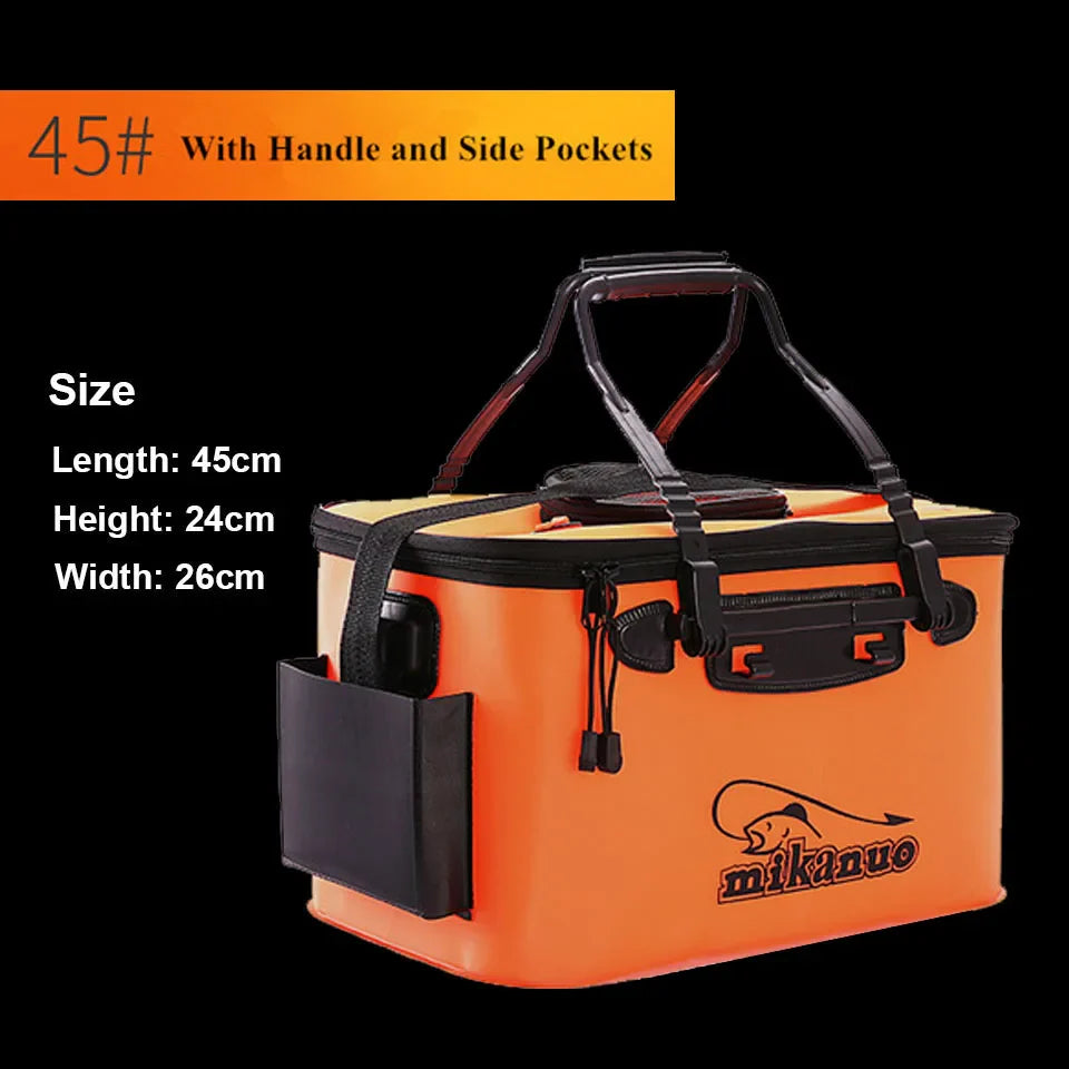 Bag Bait/Fish/Tackle Collapsible w/Pan Basin