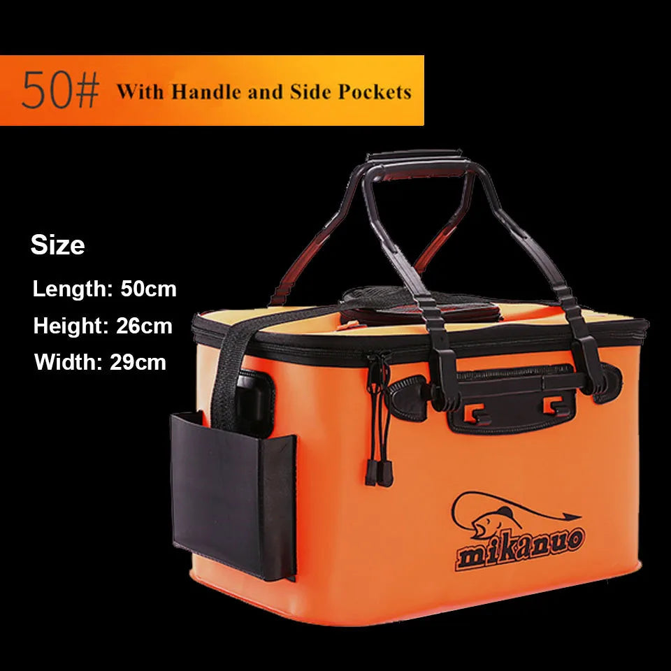 Bag Bait/Fish/Tackle Collapsible w/Pan Basin