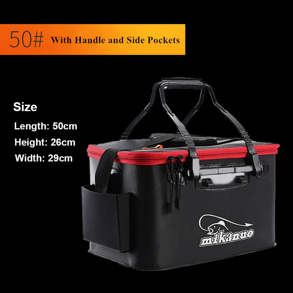 Bag Bait/Fish/Tackle Collapsible w/Pan Basin