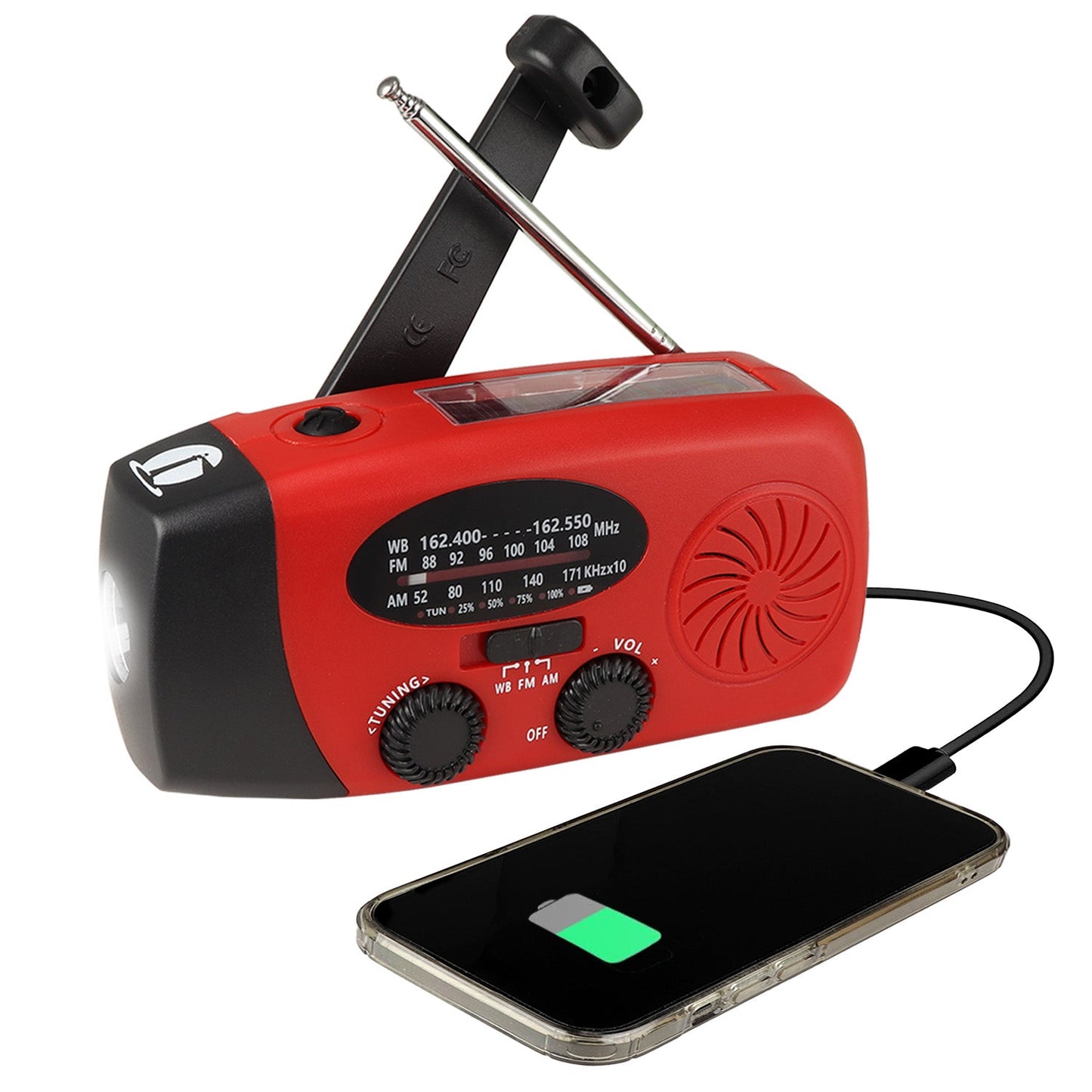 Radio Emergency Dynamo FM/AM/NOAA/SOS/Torch