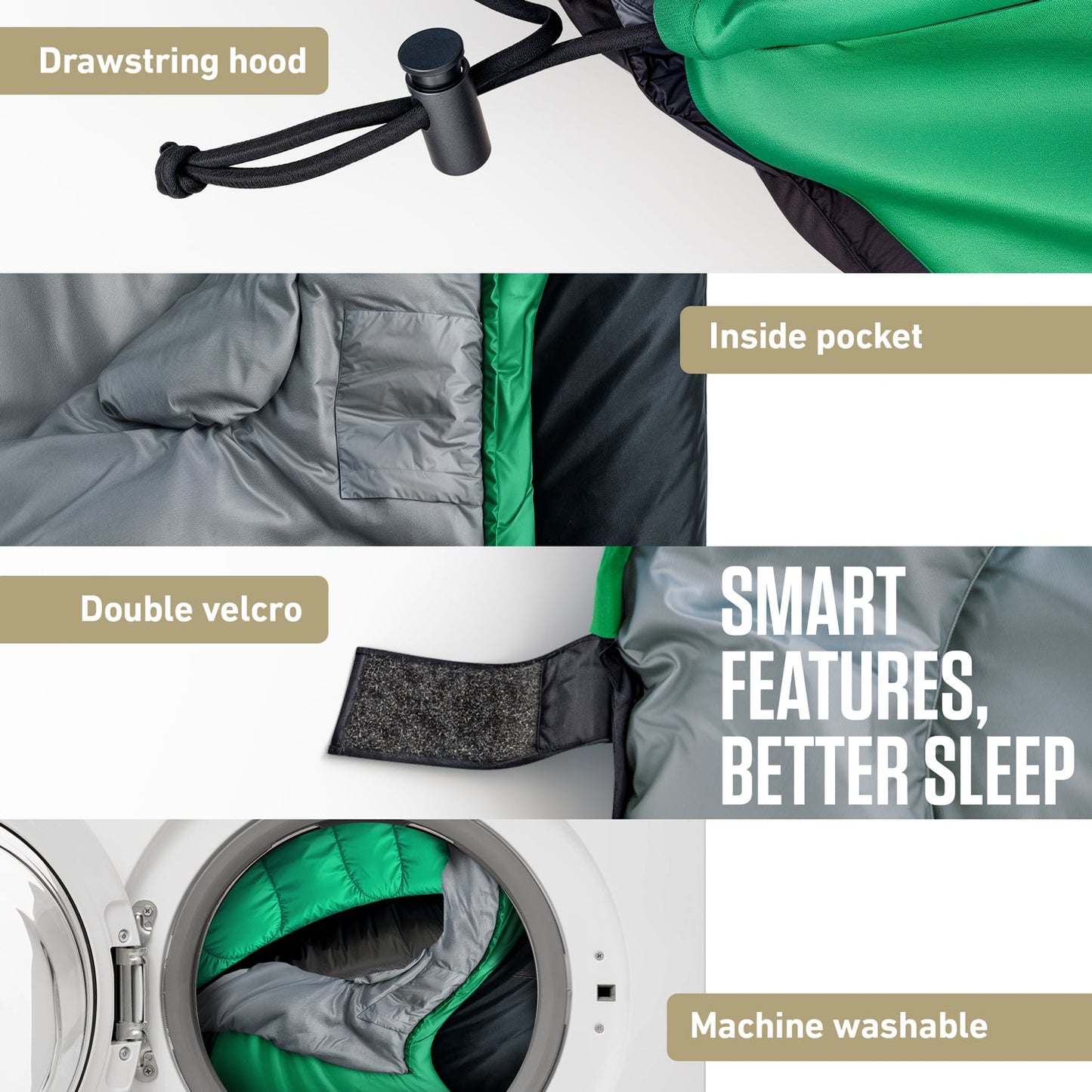 Bag Sleeping Lightweight Big/Tall XXL
