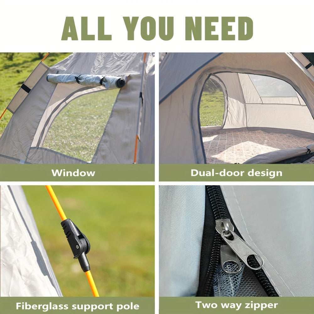 Tent Camping Quick Setup Pop Up 3-4 PAX
