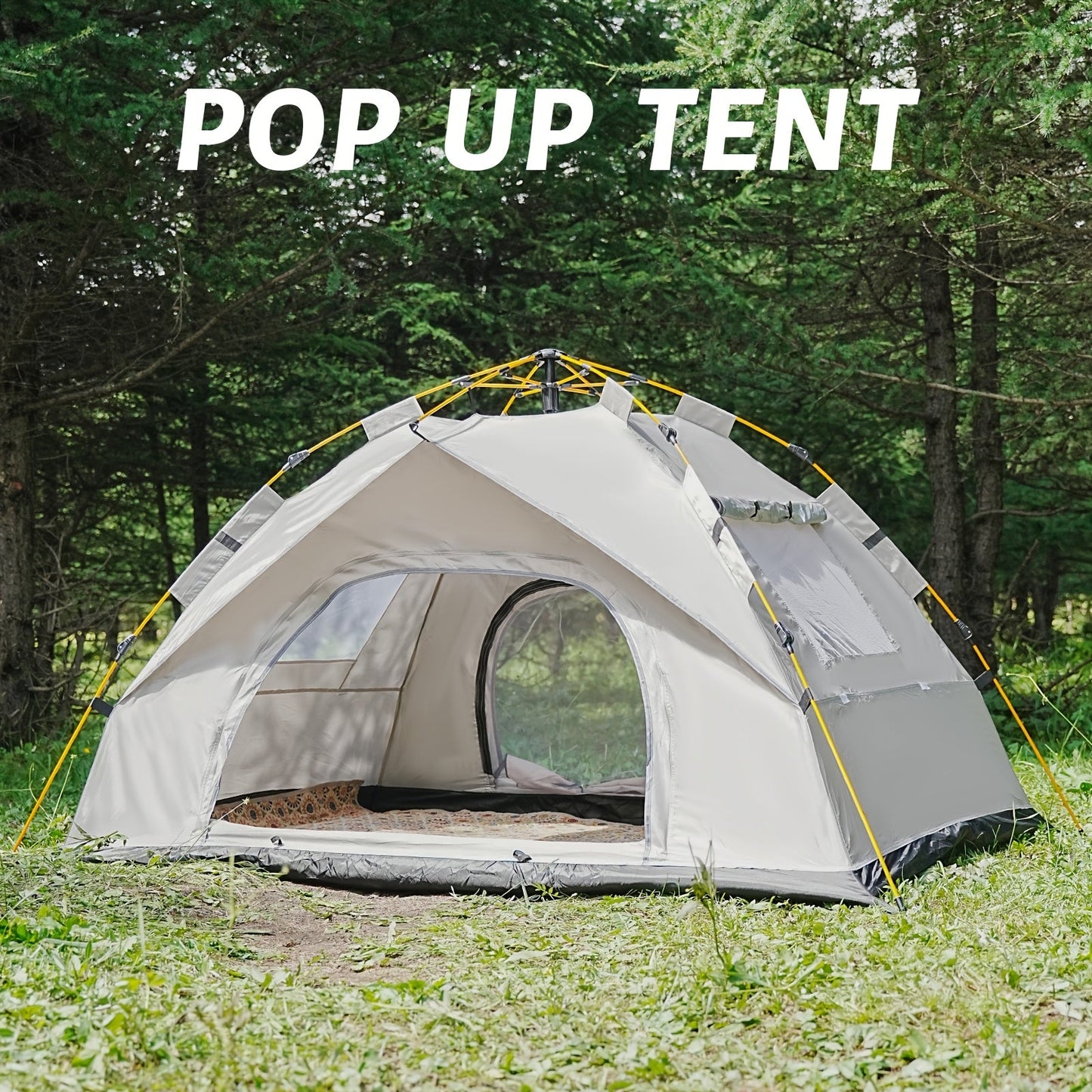 Tent Camping Quick Setup Pop Up 3-4 PAX