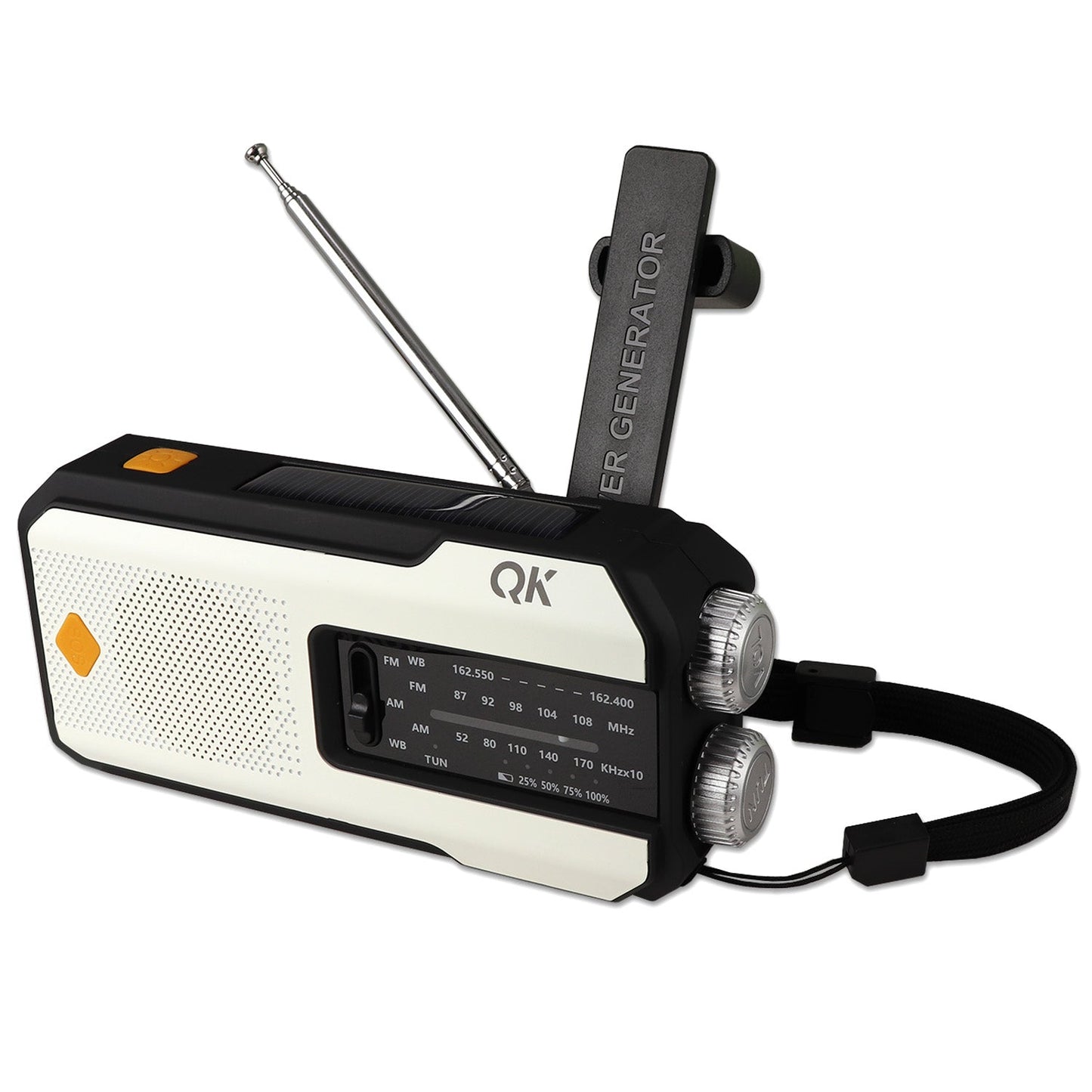 Radio Emergency QK FM/AM/NOAA/SOS/Strobe/Torch