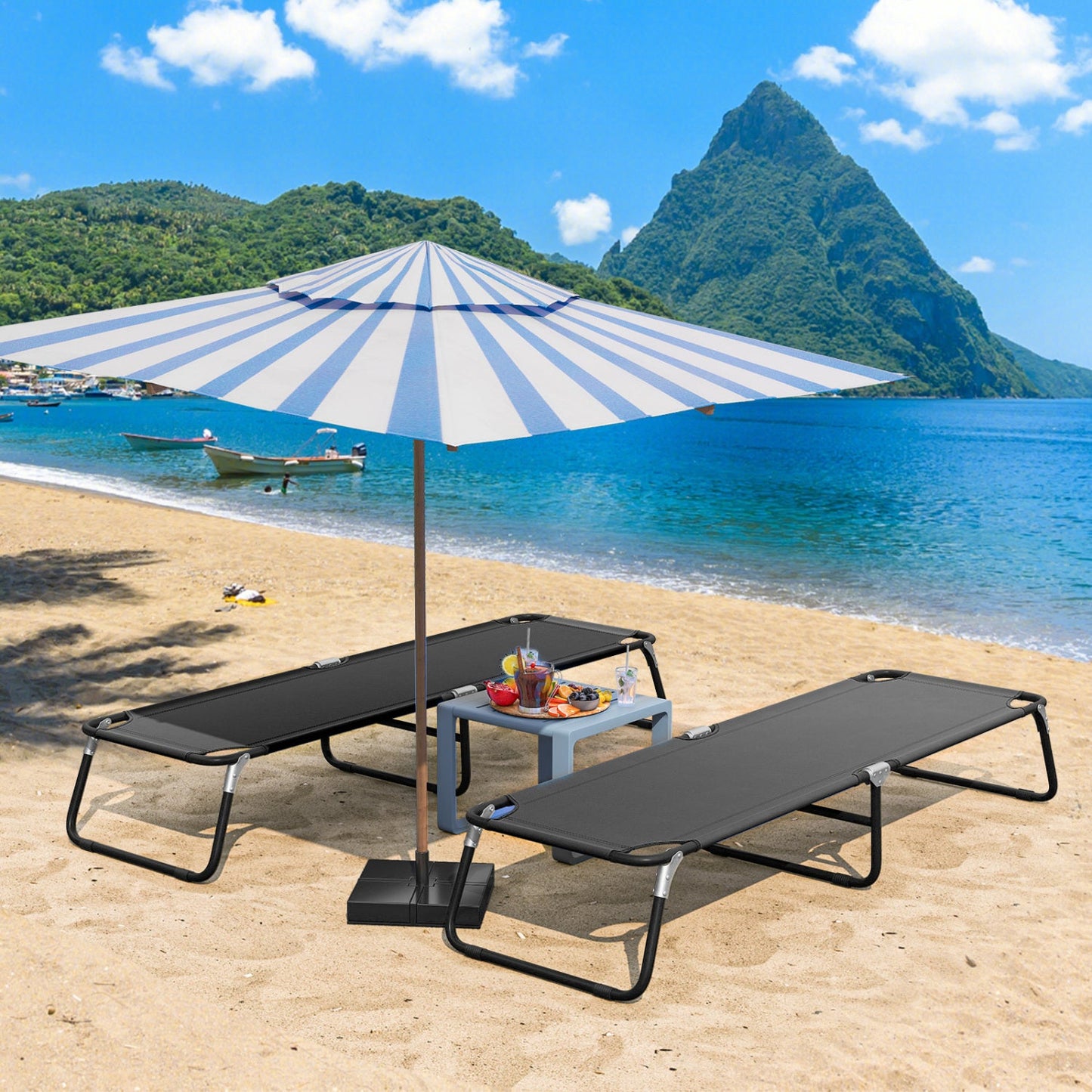 Cot Bed Folding Camping/Hiking GemGear