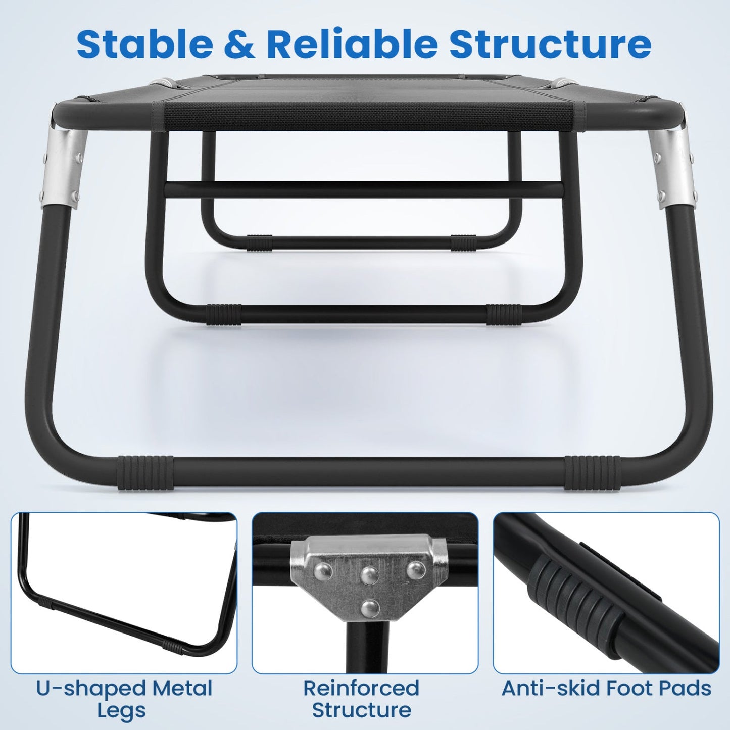 Cot Bed Folding Camping/Hiking GemGear