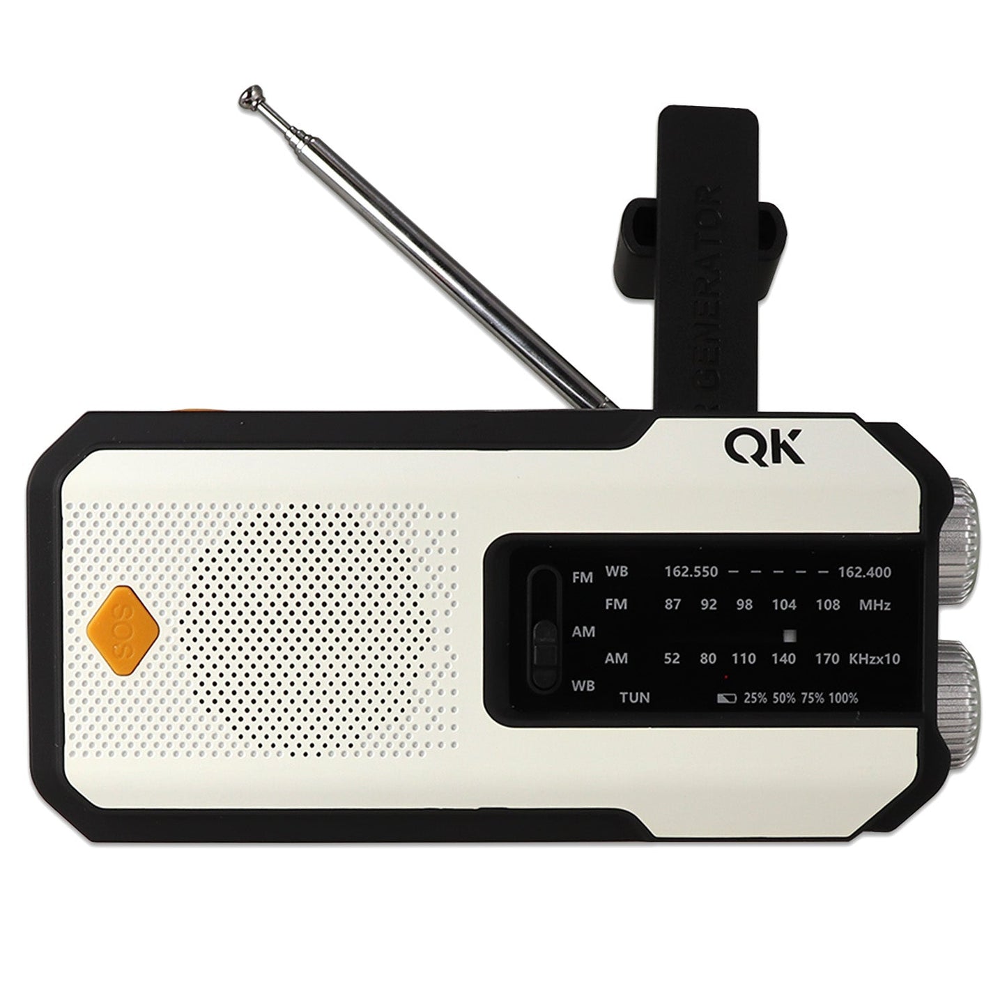 Radio Emergency QK FM/AM/NOAA/SOS/Strobe/Torch