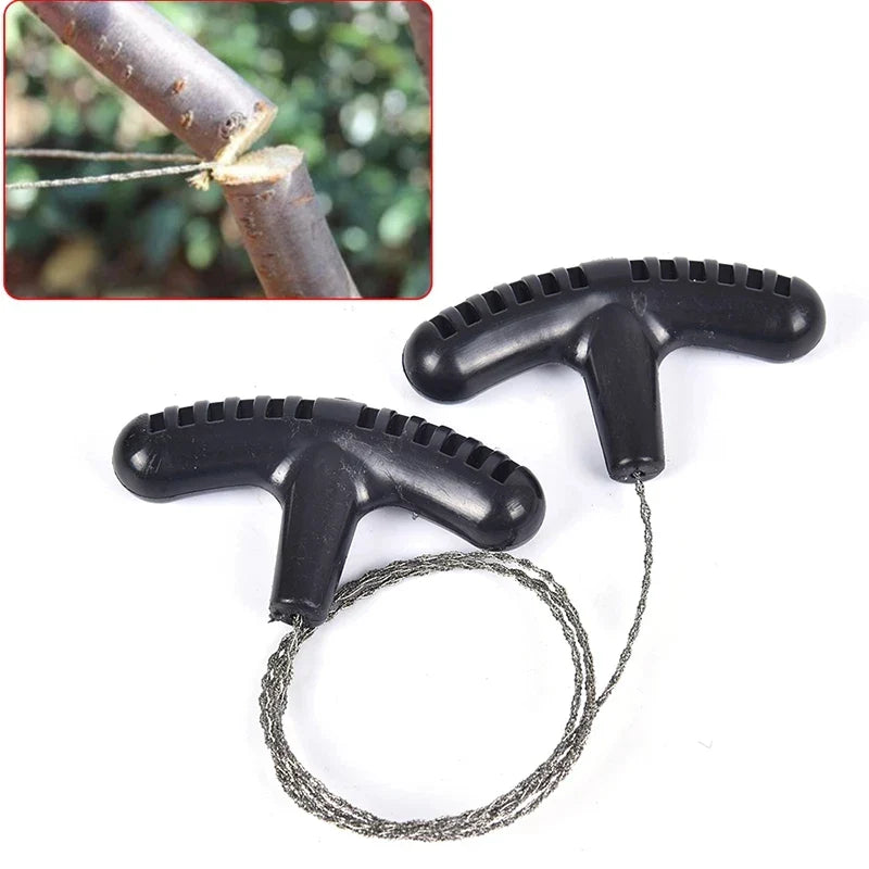 Saw Wire Manual w/Finger Handle Stainless Steel
