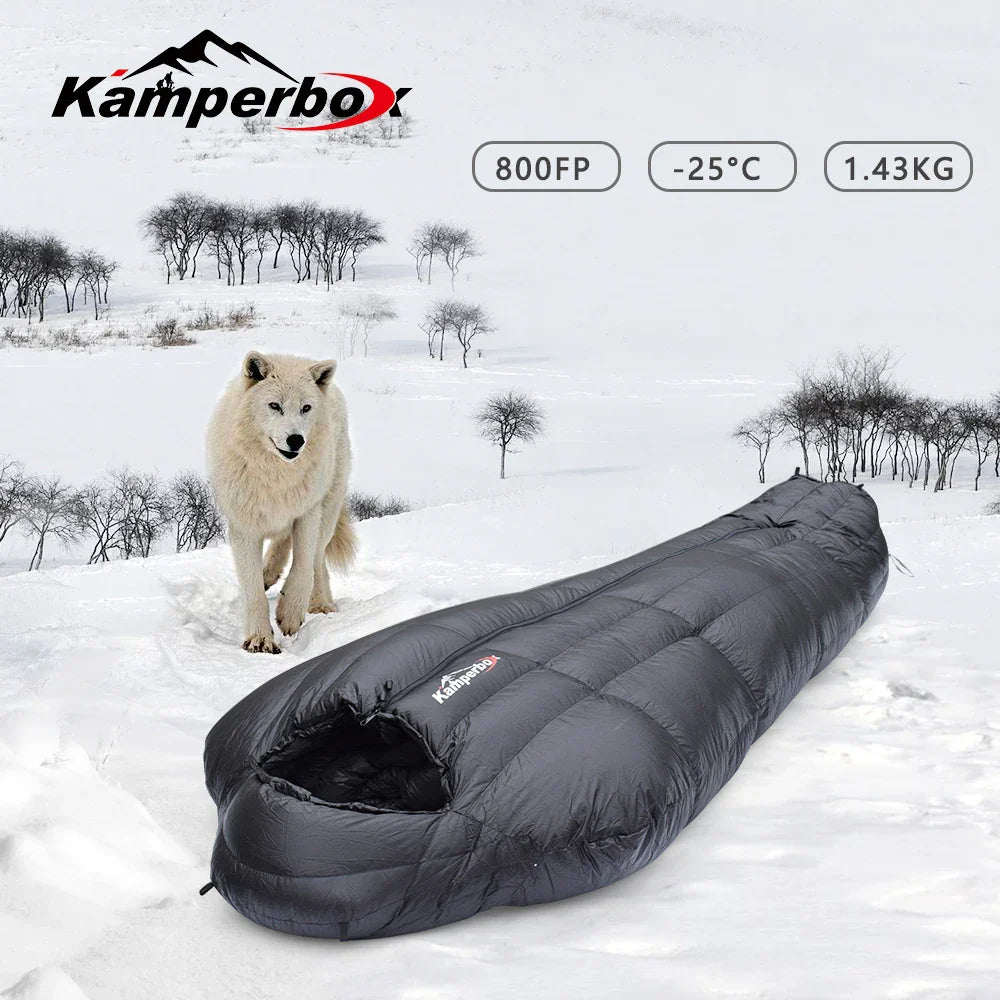 Bag Sleeping Down Ultralight Winter Kamperbox
