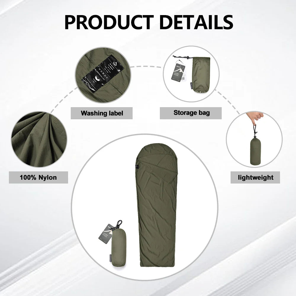 Liner Sleeping Bag Single Pax Mummy Style Ultralight