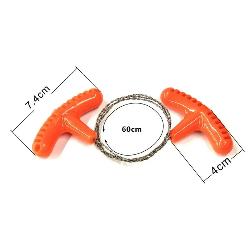 Saw Wire Manual w/Finger Handle Stainless Steel
