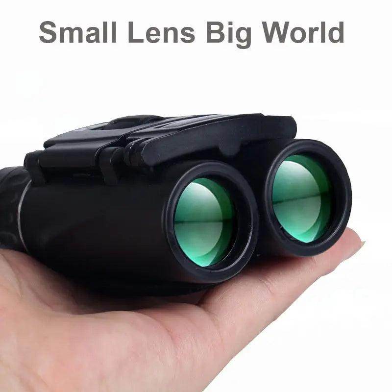 Binoculars Compact High-Magnification w/Dual Focus